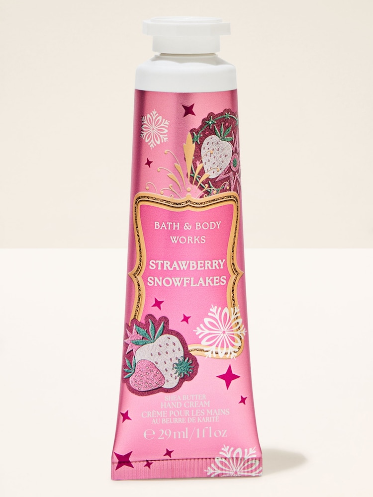 Bath & Body Works Strawberry Snowflakes Hand Cream 29ml - Image 1 of 2