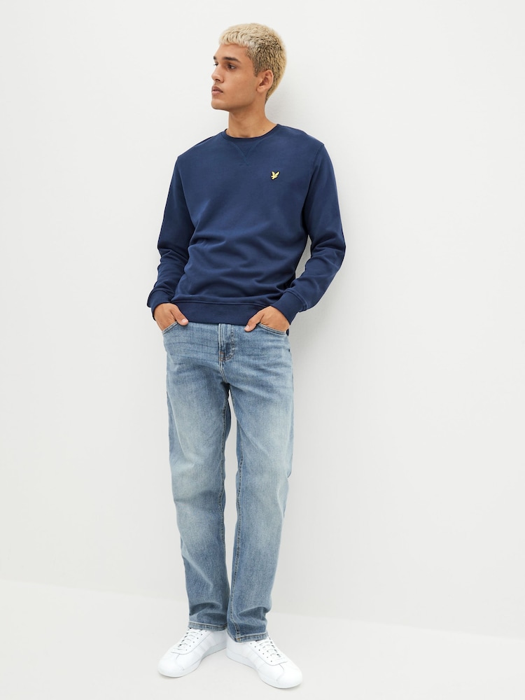 Lyle & Scott Navy Crew Neck Sweatshirt - Image 2 of 9