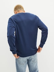 Lyle & Scott Navy Crew Neck Sweatshirt - Image 3 of 9