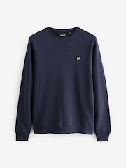 Lyle & Scott Navy Crew Neck Sweatshirt - Image 5 of 9