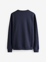Lyle & Scott Navy Crew Neck Sweatshirt - Image 6 of 9