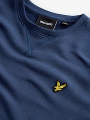 Lyle & Scott Navy Crew Neck Sweatshirt - Image 9 of 9
