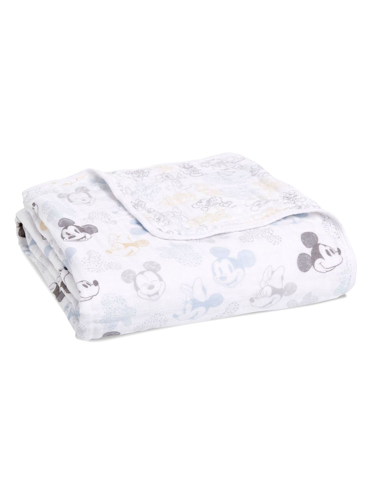 aden + anais White Rising Star Dream 100% Cotton Muslin Blanket - Image 1 of 4