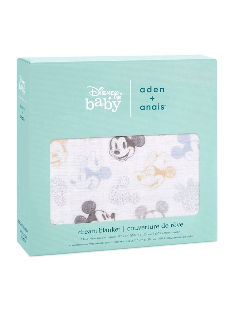 aden + anais White Rising Star Dream 100% Cotton Muslin Blanket - Image 2 of 4