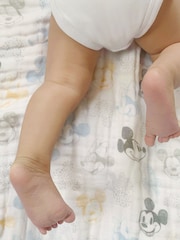 aden + anais White Rising Star Dream 100% Cotton Muslin Blanket - Image 3 of 4