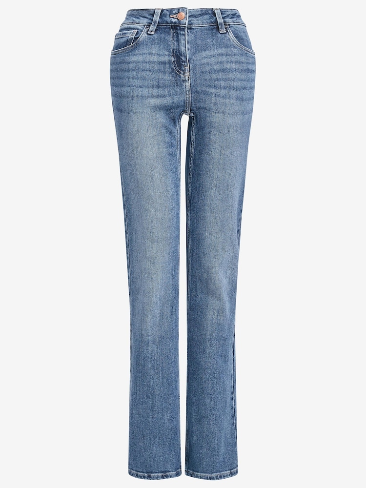 Mid Blue Denim Bootcut Jeans - Image 4 of 4