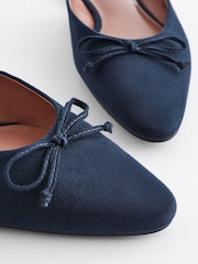 Navy Forever Comfort® Bow Mules - Image 6 of 6