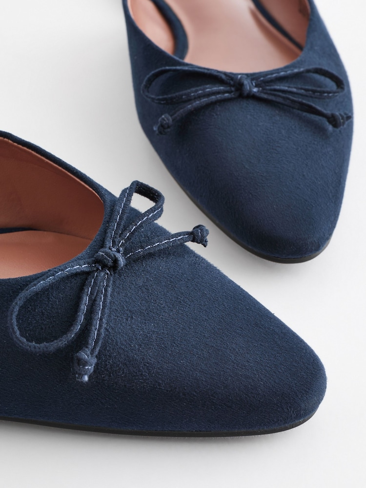 Mornarica - Forever Comfort® pentlja Mules - Slika 6 iz 6 Mornarica - Forever Comfort® pentlja Mules - Slika 6 iz 6