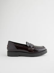 Burgundy Red Forever Comfort® Leather Chunky Loafers - Image 2 of 7