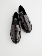Burgundy Red Forever Comfort® Leather Chunky Loafers - Image 4 of 7