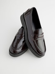 Burgundy Red Forever Comfort® Leather Chunky Loafers - Image 5 of 7
