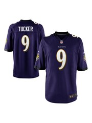 Nike Purple NFL Baltimore Ravens Home Game Jersey - Justin Tucker Youth - Image 1 of 1