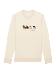 Personalised Kids Trick or Treat Halloween Sweatshirt by Koko Blossom - Image 1 of 1