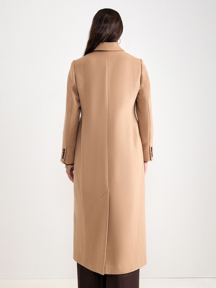 Phase Eight Brown Lydia Maxi Coat - Image 2 of 9