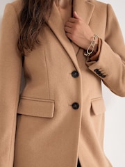 Phase Eight Brown Lydia Maxi Coat - Image 3 of 9