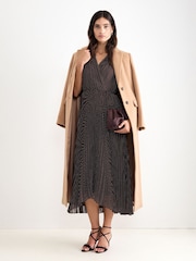 Phase Eight Brown Lydia Maxi Coat - Image 7 of 9