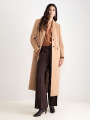 Phase Eight Brown Lydia Maxi Coat - Image 8 of 9