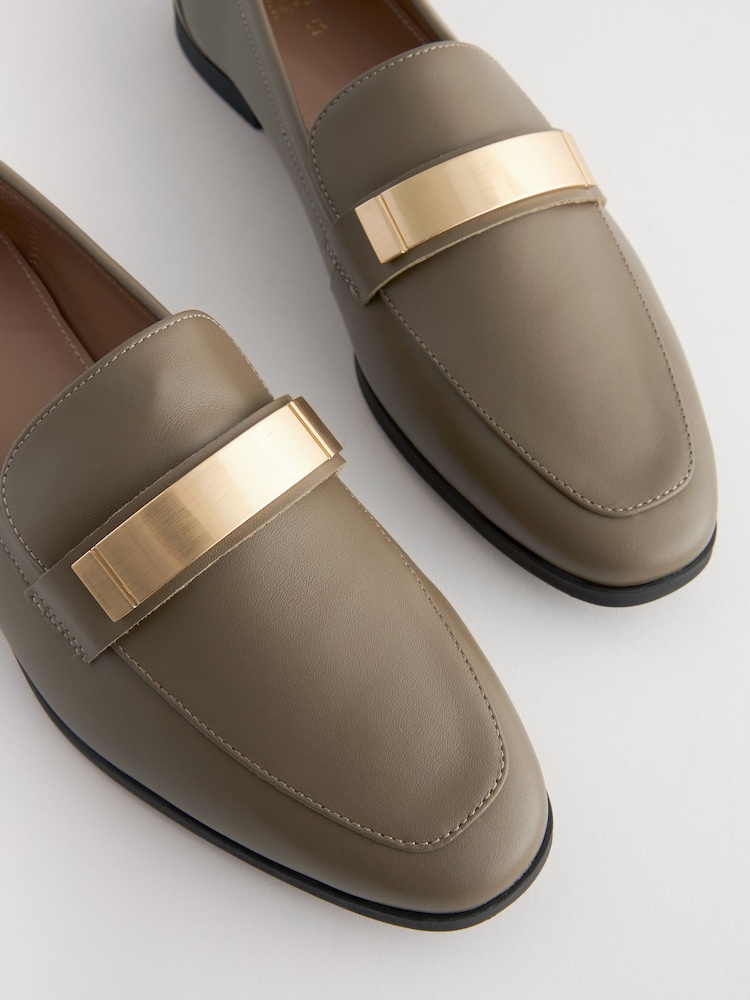 Kaki zelena - Usnje Forever Comfort® Slim Hardware mokasini - Slika 11 iz 11