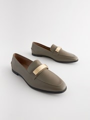 Kaki zelena - Usnje Forever Comfort® Slim Hardware mokasini - Slika 7 iz 11
