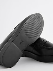 Black Forever Comfort® Leather Chunky Loafers - Image 5 of 5