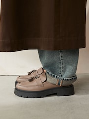 Mink Brown Forever Comfort® Chunky Tassel Loafers - Image 2 of 9