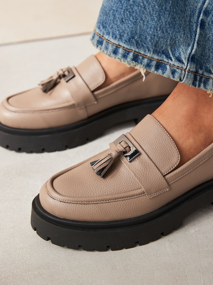 Marron mink - Forever Comfort® Chunky Tassel Mocassins - Image 3 of 9