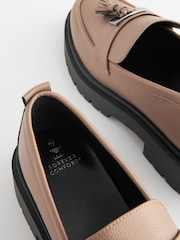 Mink Brown Forever Comfort® Chunky Tassel Loafers - Image 6 of 9