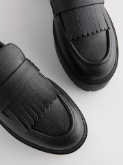 Black Forever Comfort Chunky Fringe Loafers - Image 10 of 10