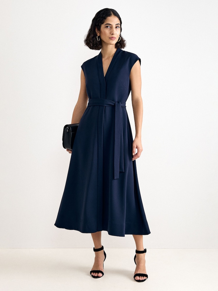 Phase Eight Blue Julie Midi Dress - Image 1 of 6 Phase Eight Blue Julie Midi Dress - Image 1 of 6