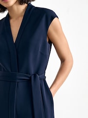 Phase Eight Blue Julie Midi Dress - Image 4 of 6