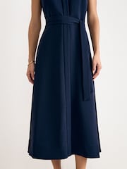Phase Eight Blue Julie Midi Dress - Image 5 of 6
