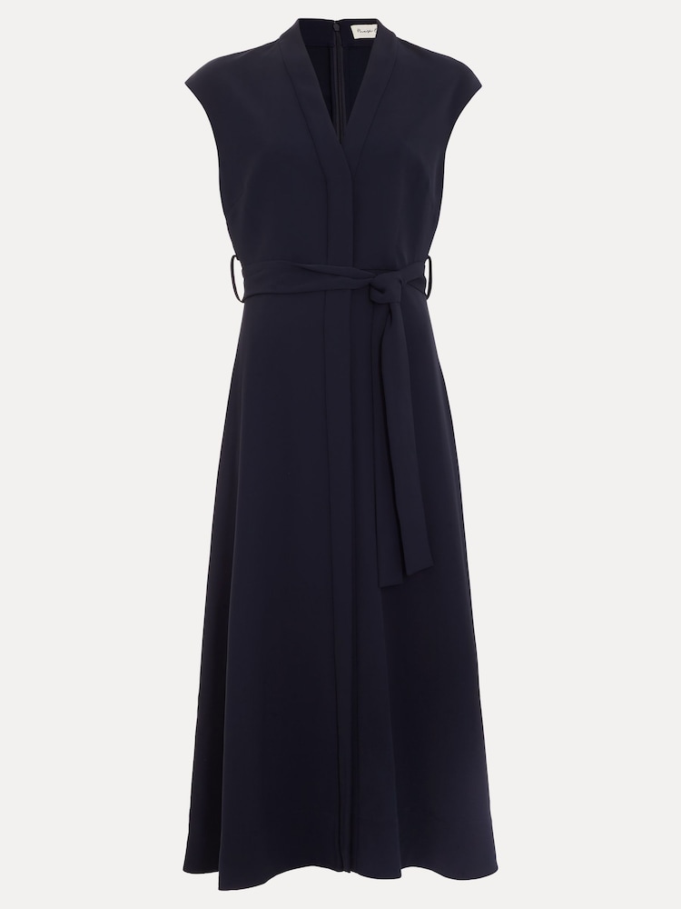 Phase Eight Blue Julie Midi Dress - Image 6 of 6 Phase Eight Blue Julie Midi Dress - Image 6 of 6