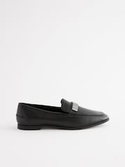 črna - Usnje Forever Comfort® Slim Hardware mokasini - Slika 2 iz 6