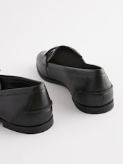 črna - Usnje Forever Comfort® Slim Hardware mokasini - Slika 5 iz 6
