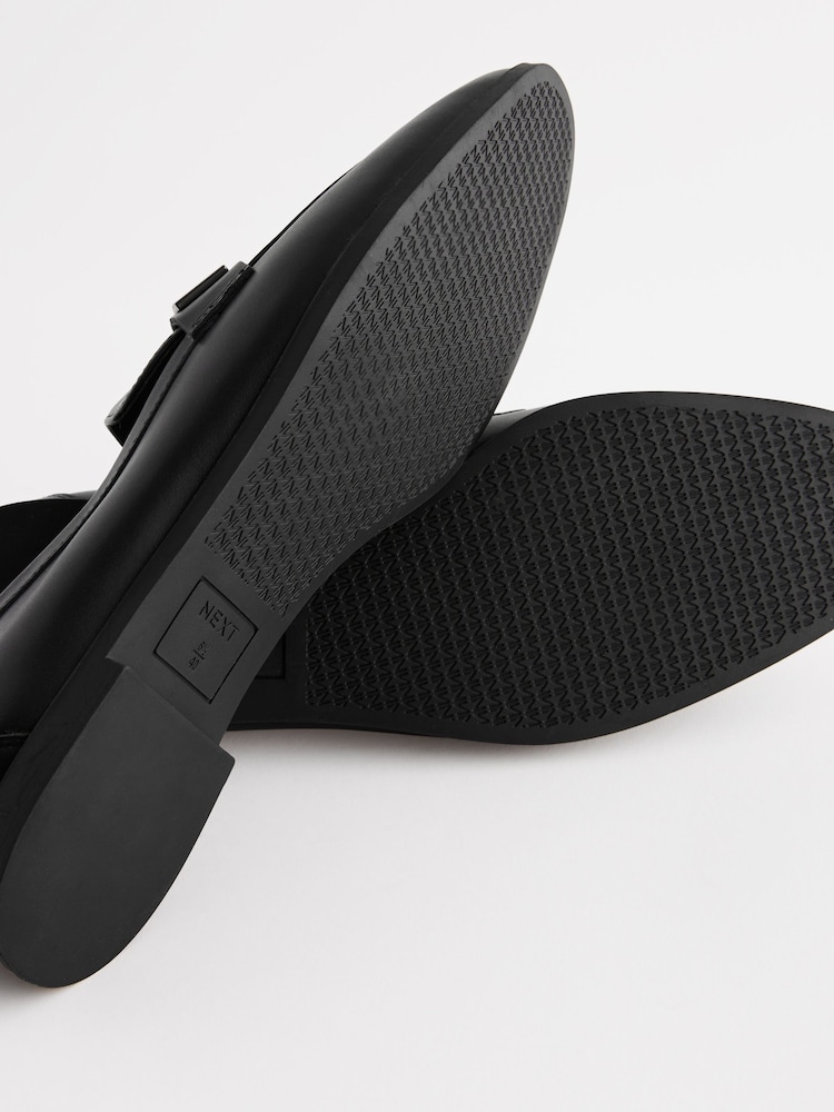 črna - Usnje Forever Comfort® Slim Hardware mokasini - Slika 6 iz 6