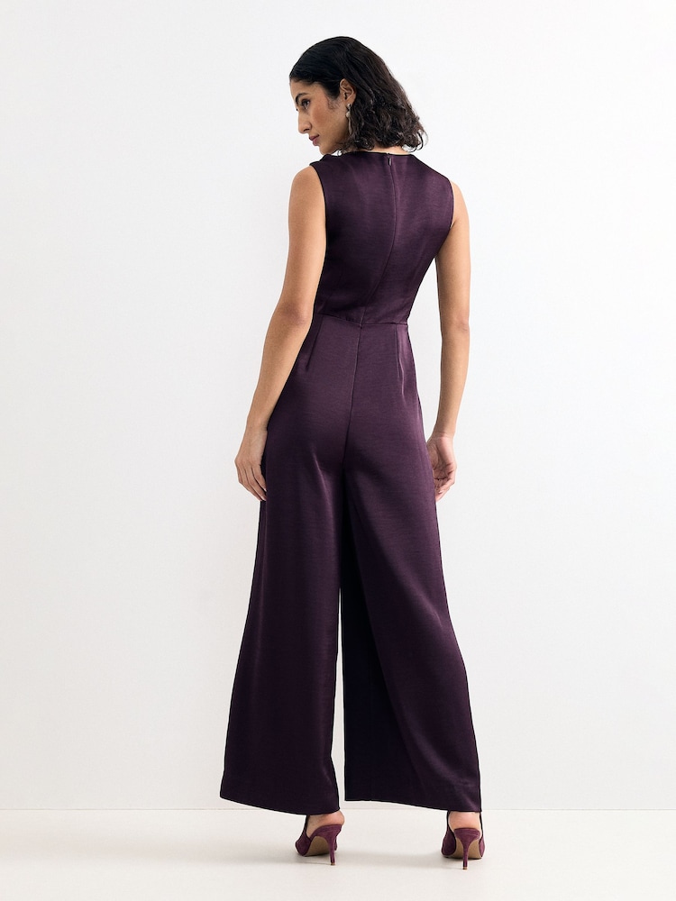 Phase Eight Red Petite Avril Jumpsuit - Image 2 of 8