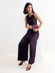 Phase Eight Red Petite Avril Jumpsuit - Image 3 of 8