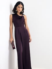 Phase Eight Red Petite Avril Jumpsuit - Image 4 of 8