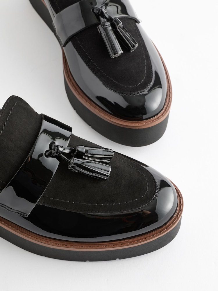 črna - Patent Forever Comfort® Chunky mokasini - Slika 8 iz 8 črna - Patent Forever Comfort® Chunky mokasini - Slika 8 iz 8