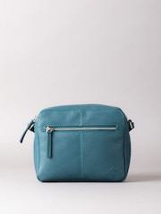 Lakeland Leather Blue Dark Alston Boxy Leather Cross-Body Bag - Image 2 of 6
