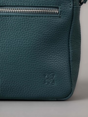 Lakeland Leather Blue Dark Alston Boxy Leather Cross-Body Bag - Image 6 of 6