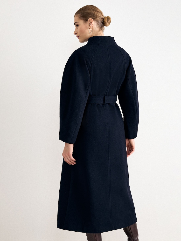 Phase Eight Blue Mollie Long Coat - Image 2 of 8 Phase Eight Blue Mollie Long Coat - Image 2 of 8