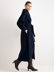 Phase Eight Blue Mollie Long Coat - Image 4 of 8