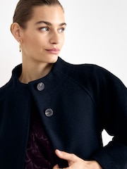 Phase Eight Blue Mollie Long Coat - Image 7 of 8