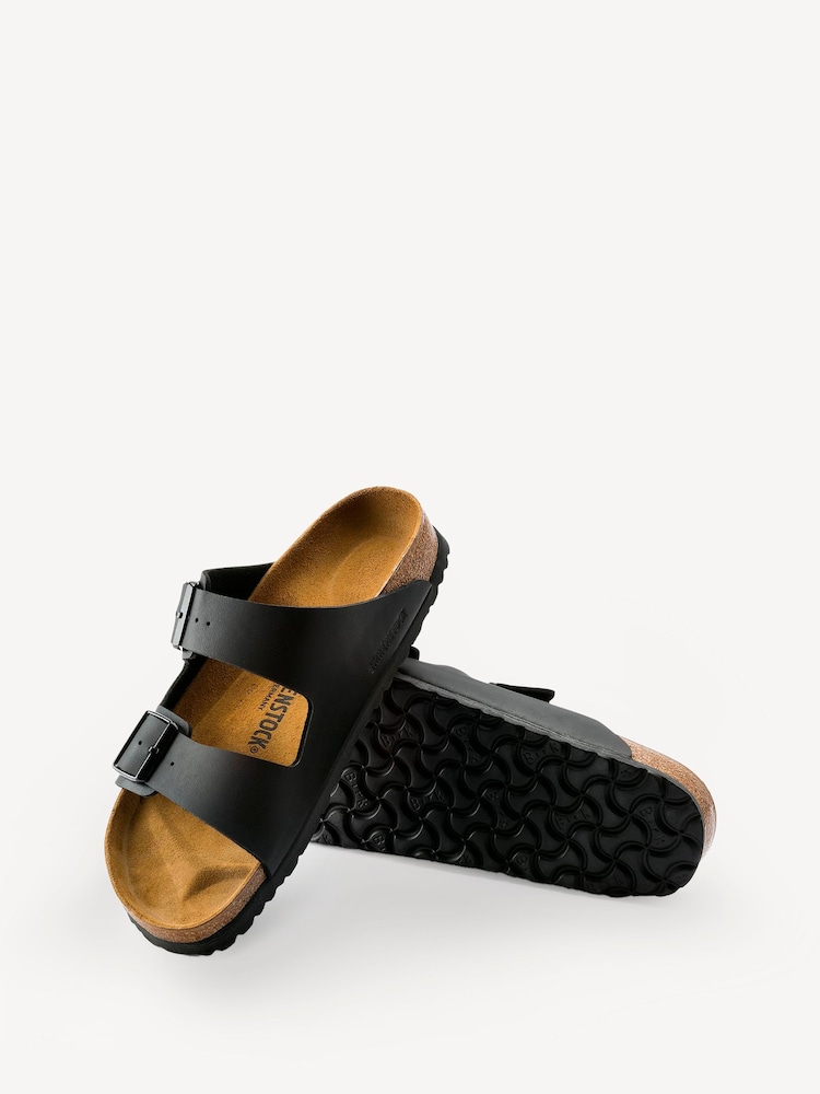 Birkenstock Black Arizona Birko Flor Sandals - Image 3 of 4