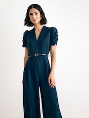 Phase Eight Blue Petite Natasha Jumpsuit - Image 3 of 6