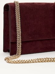 Phase Eight Red Suede Handle Clutch - Image 5 of 7