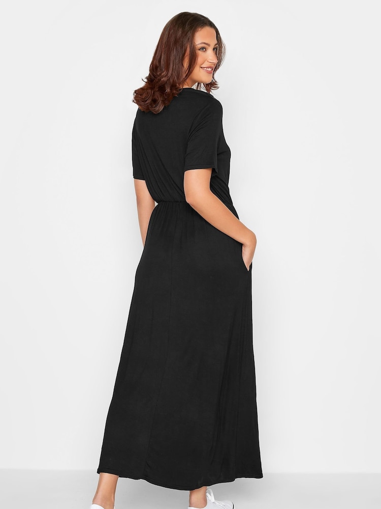 Long Tall Sally Black Pocket Midaxi Dress - Image 2 of 4