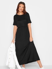 Long Tall Sally Black Pocket Midaxi Dress - Image 3 of 4