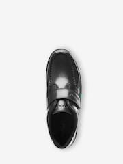 Kickers Black Youth Reasan Strap Leather School Shoes - Image 3 of 4